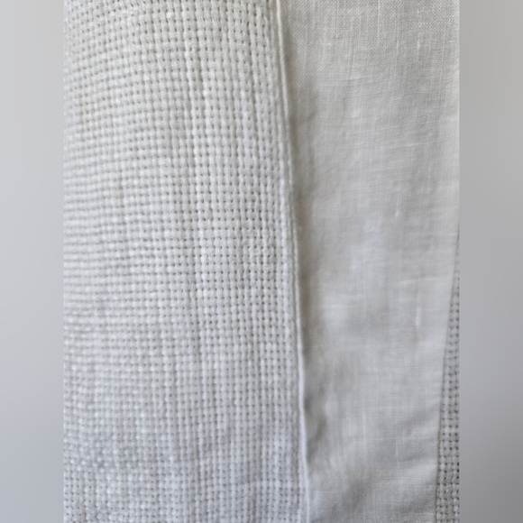 LOTUS EATERS 100% Linen Relaxed Fit Short Sleeve Top. Size Medium - Picture 3 of 11